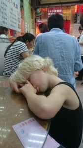 Uiteindelijk toch overmeesterd door de slaap...