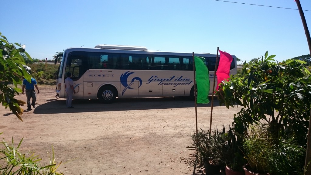 En weer verder met de bus...