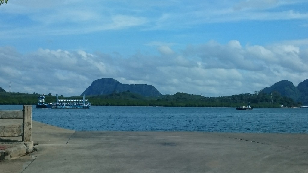Wachten op de boot...