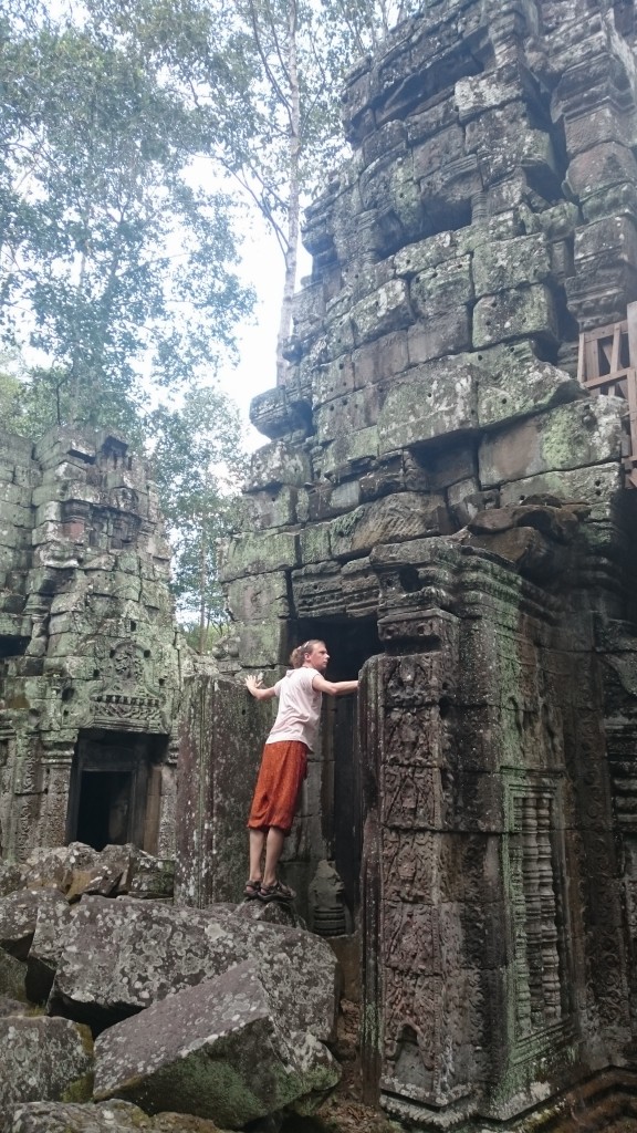 Een cache zoeken in Ta Nei.